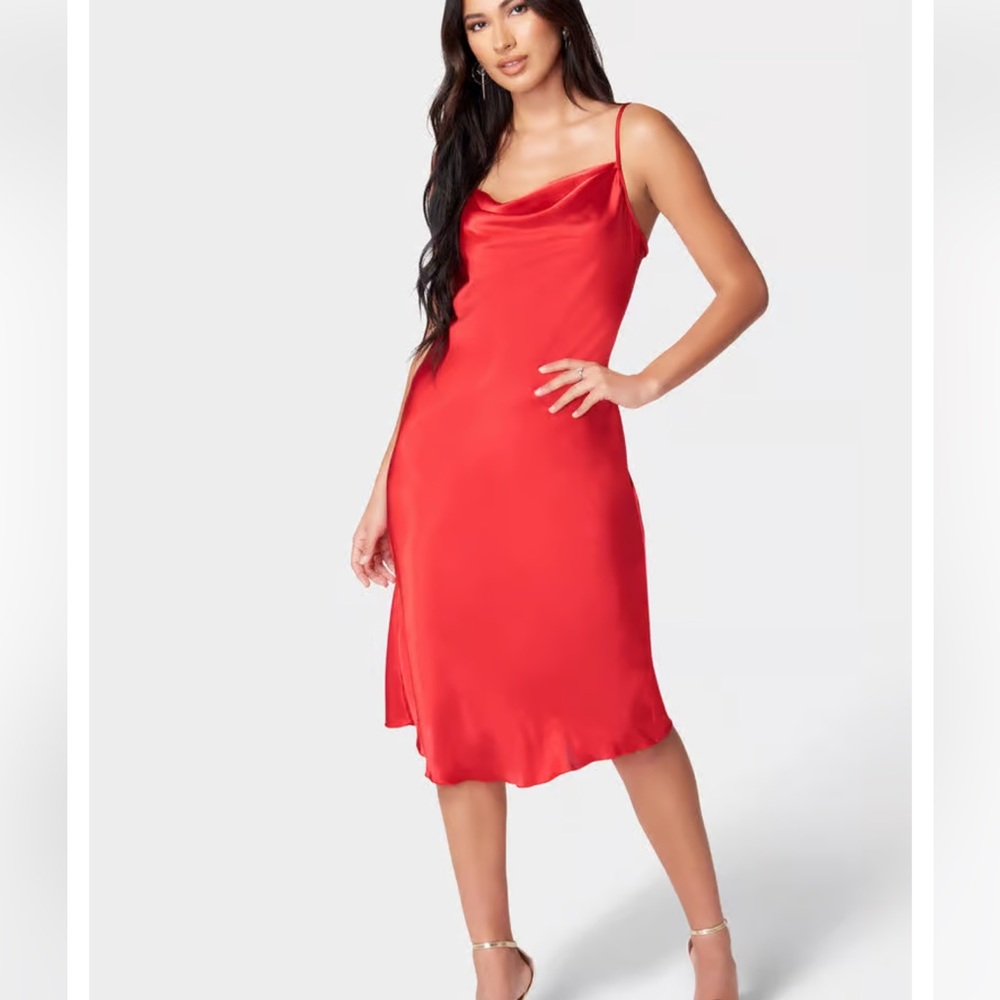 🆕 BEBE satin dress